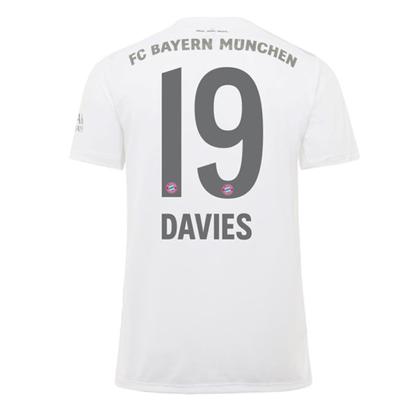 Camiseta Bayern Munich NO.19 Davies 2ª 2019-2020 Blanco